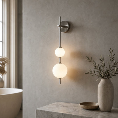 Versatile LED Glass Wall Lamp for Modern Spaces