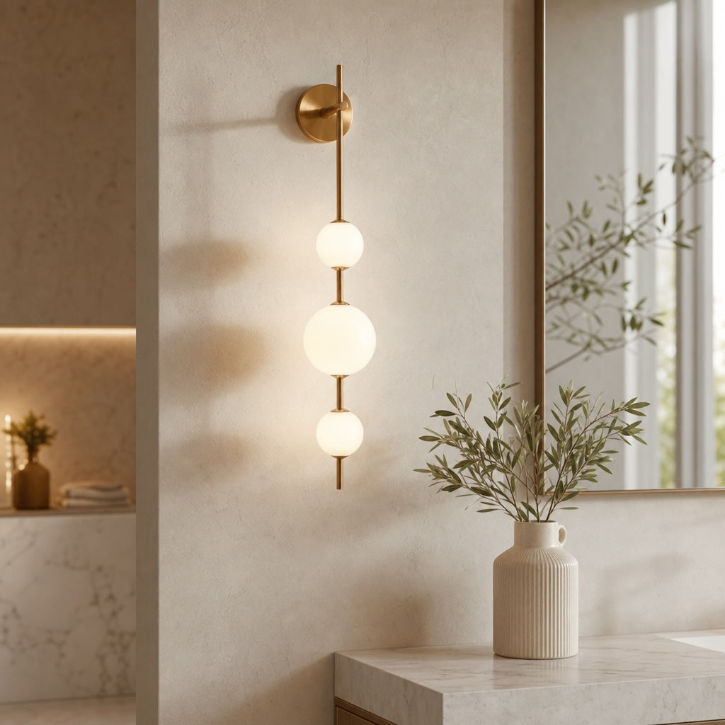 Versatile LED Glass Wall Lamp for Modern Spaces