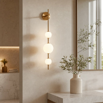 Versatile LED Glass Wall Lamp for Modern Spaces