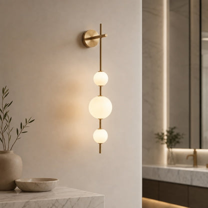 Versatile LED Glass Wall Lamp for Modern Spaces