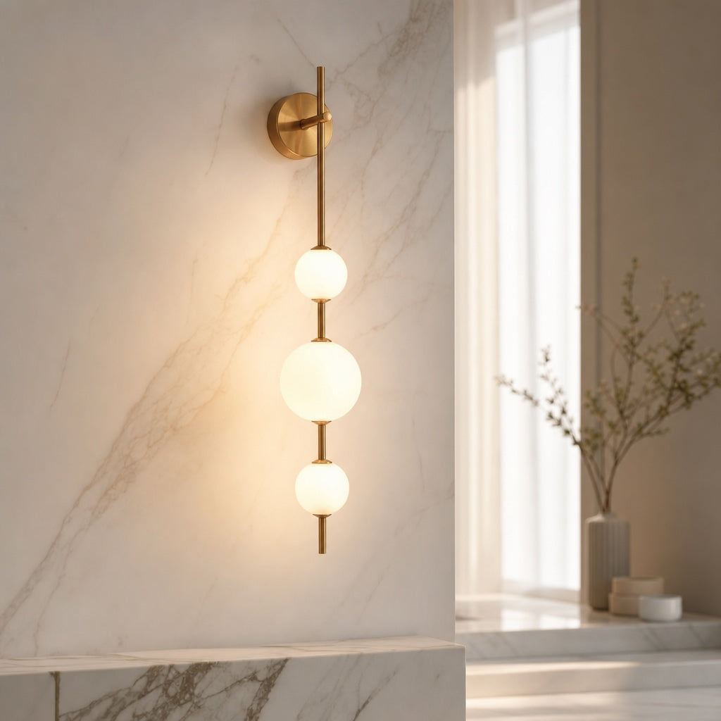 Versatile LED Glass Wall Lamp for Modern Spaces
