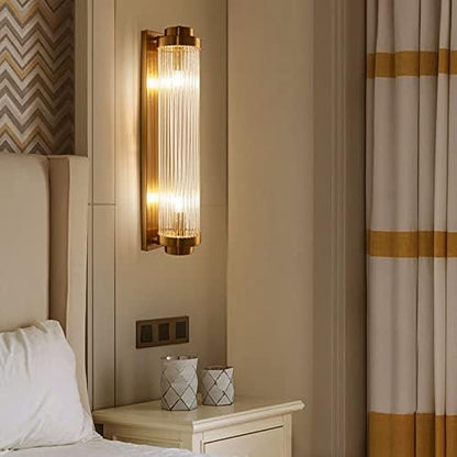 Vintage Elegance Dimmable Wall Light for Moist Areas