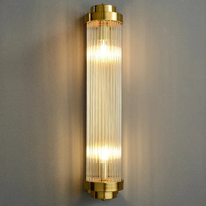 Vintage Elegance Dimmable Wall Light for Moist Areas