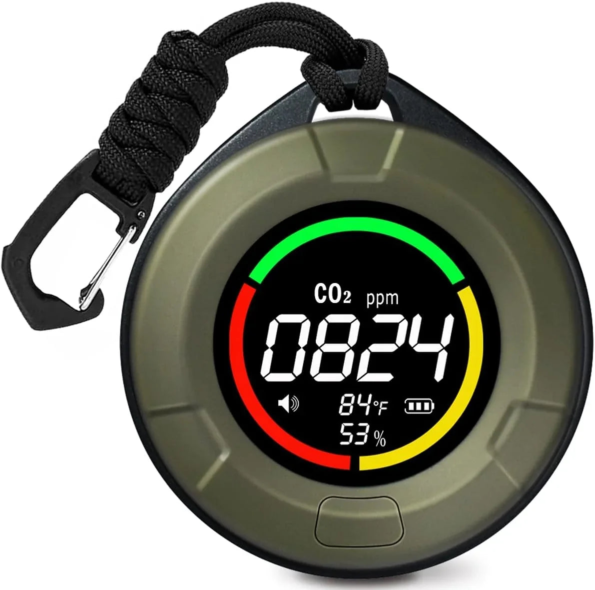 Mobile Air Quality Sensor with Rechargeable Battery