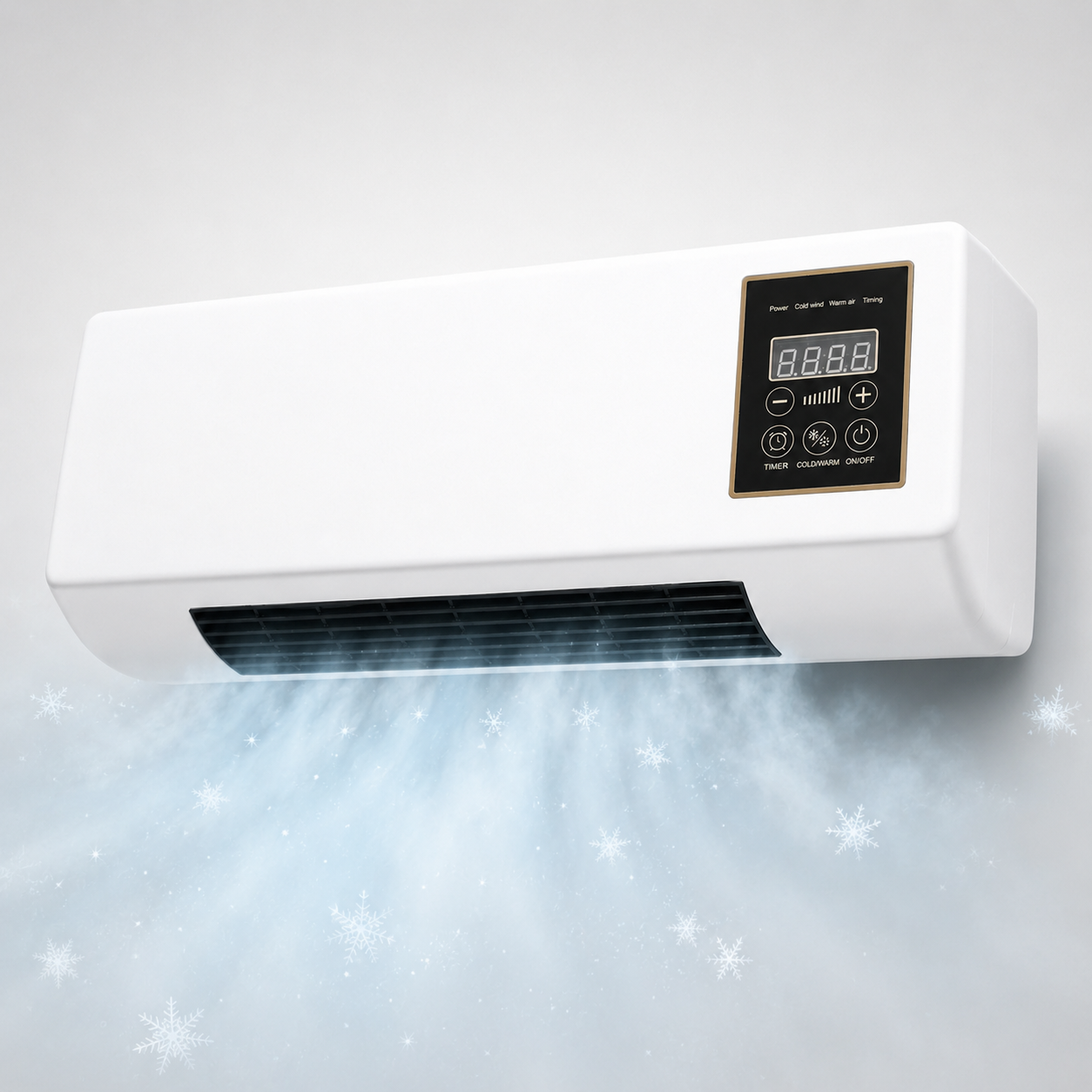 Sleek Silent 3-Speed Wall-Mounted AC Unit for Small Spaces