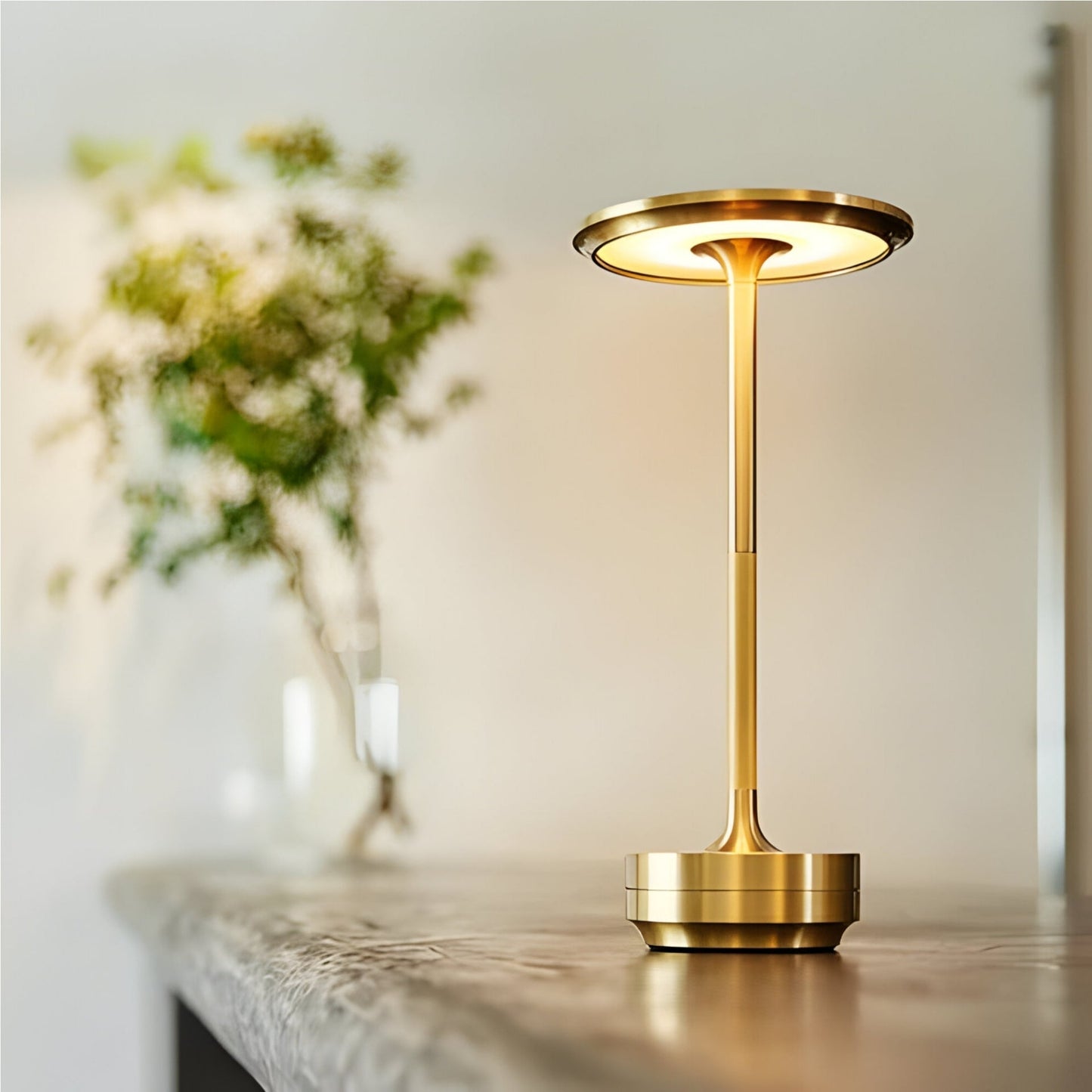 Portable Touch-Control LED Lamp with Adjustable Brightness