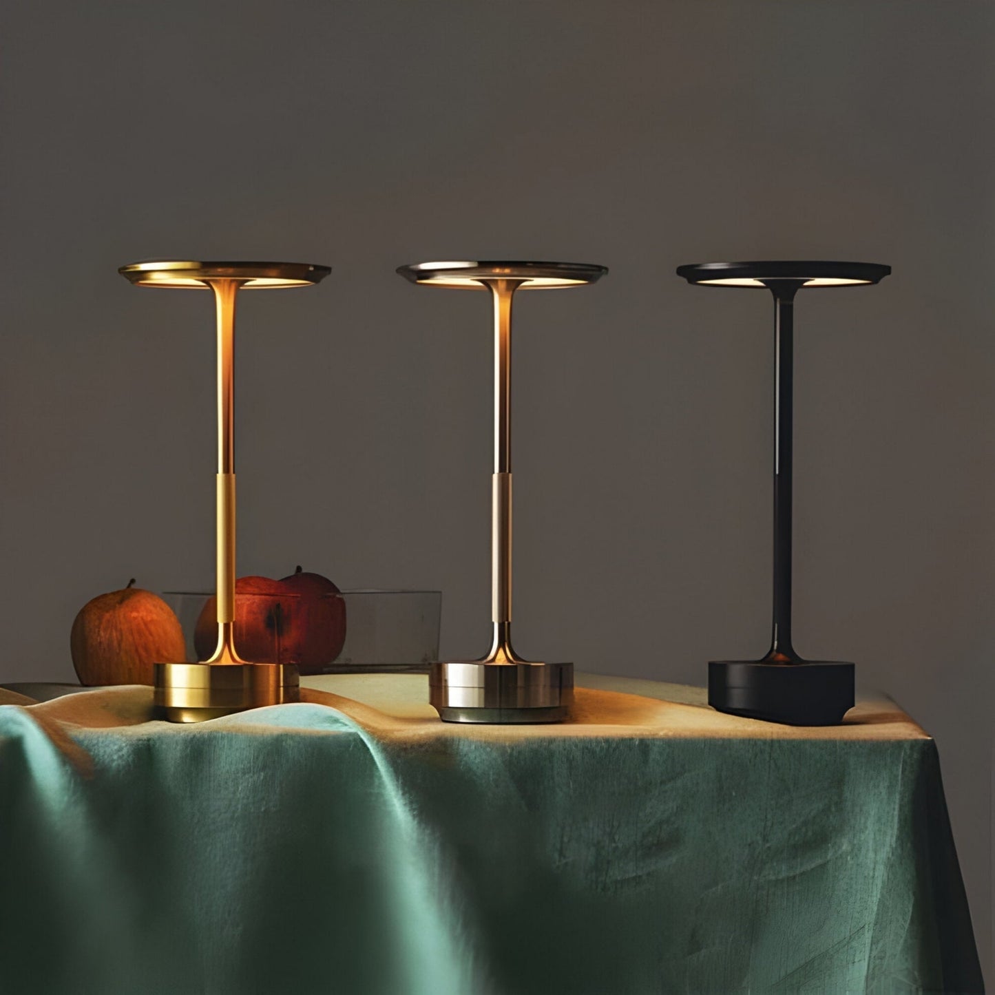 Portable Touch-Control LED Lamp with Adjustable Brightness