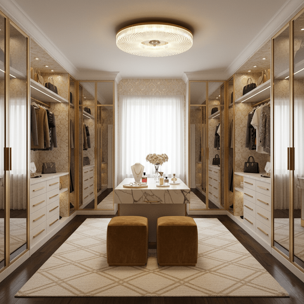 Adjustable LED Ceiling Light Fixture for Glare-Free Illumination