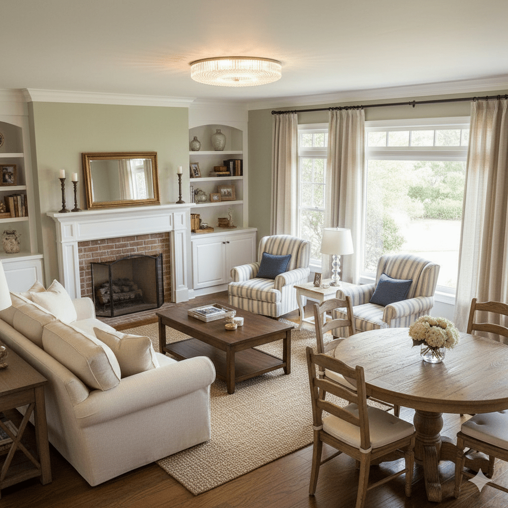 Adjustable LED Ceiling Light Fixture for Glare-Free Illumination