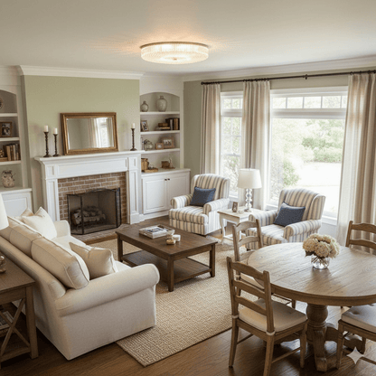 Adjustable LED Ceiling Light Fixture for Glare-Free Illumination