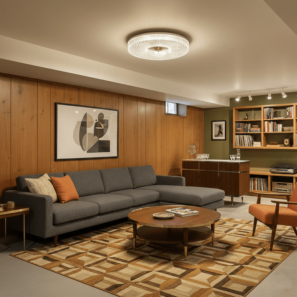 Adjustable LED Ceiling Light Fixture for Glare-Free Illumination