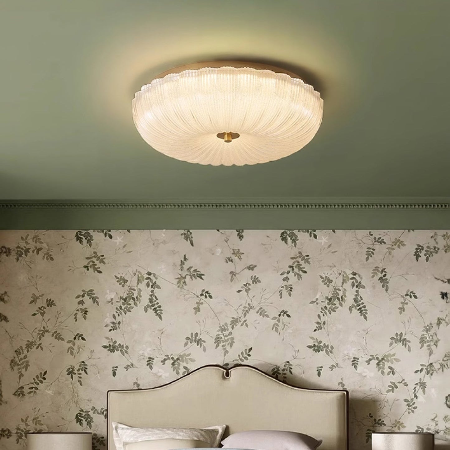 Adjustable Brightness LED Flush Mount Ceiling Fixture