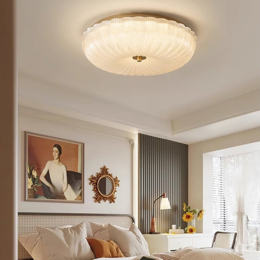 Adjustable Brightness LED Flush Mount Ceiling Fixture