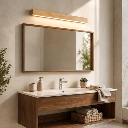 Adjustable Brightness Wooden LED Ceiling Light Fixture