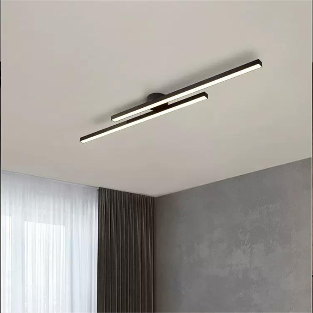 Sleek Energy-Saving LED Ceiling Light with Remote Dimming