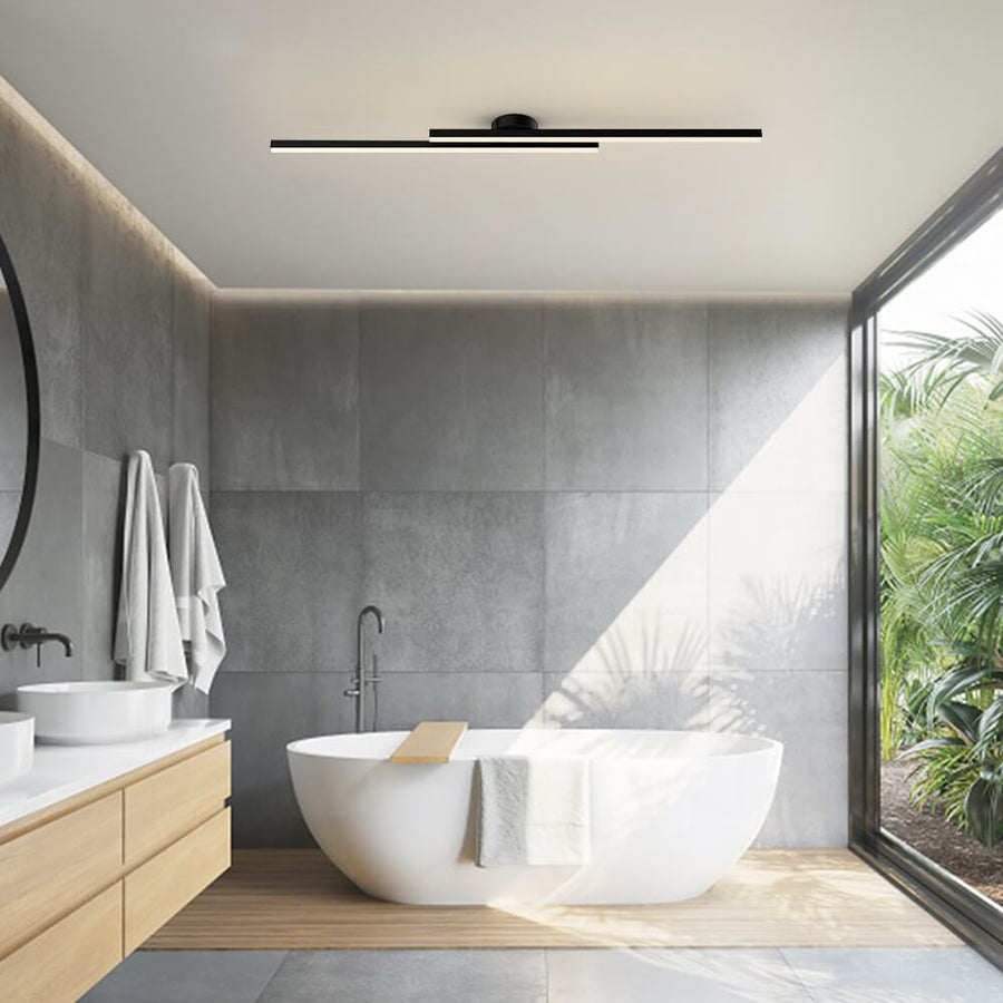 Sleek Energy-Saving LED Ceiling Light with Remote Dimming