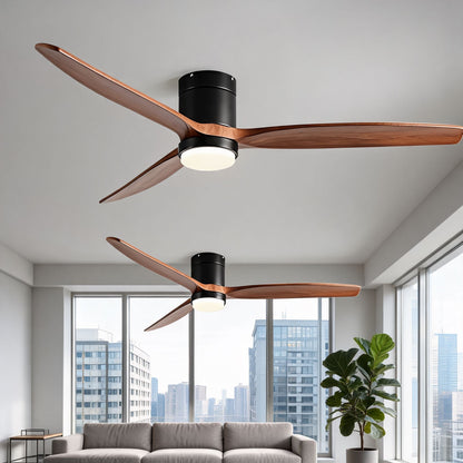 Smart Energy-Saving Ceiling Fan with Adjustable LED Lighting