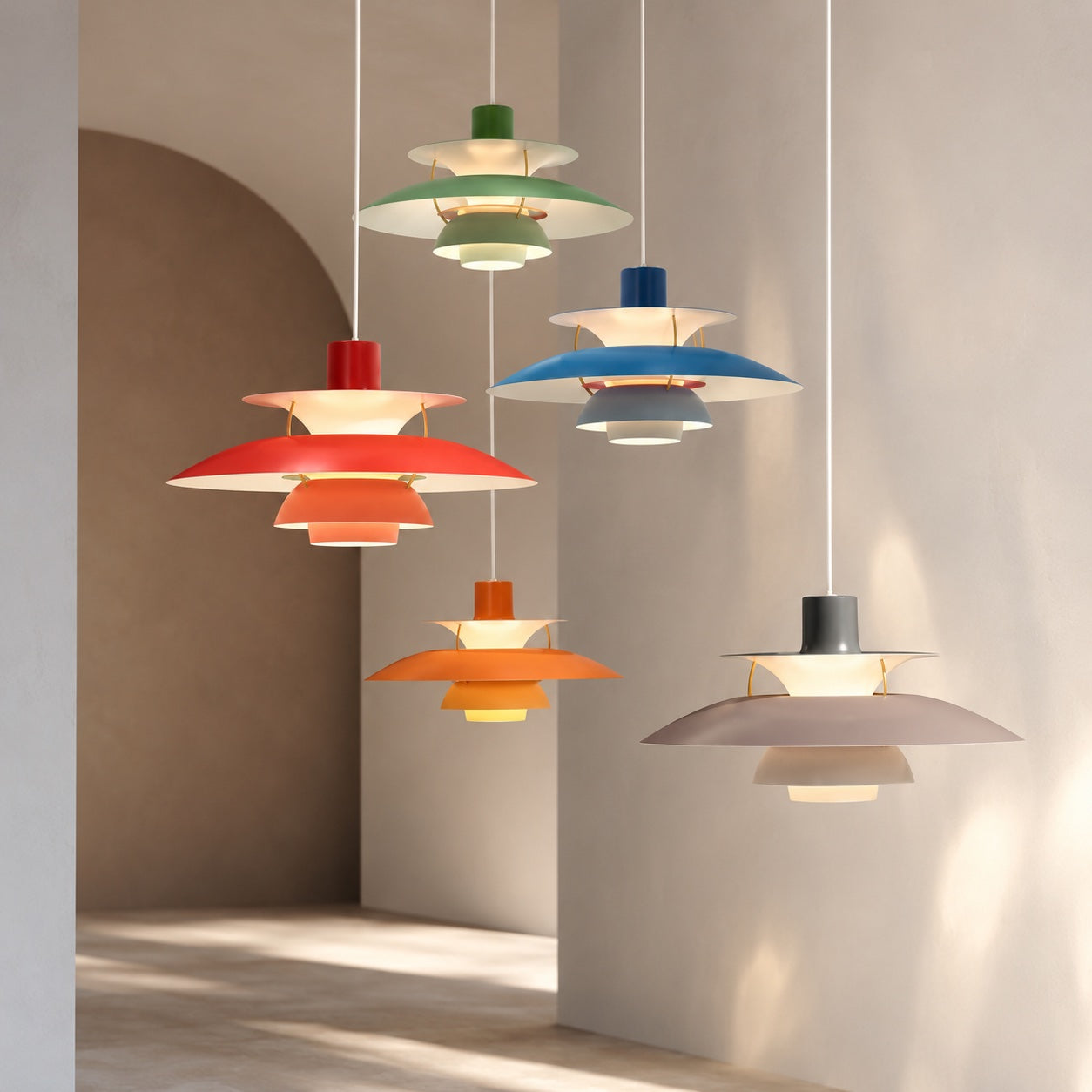 Stylish Energy-Saving Metal Pendant Light Fixture