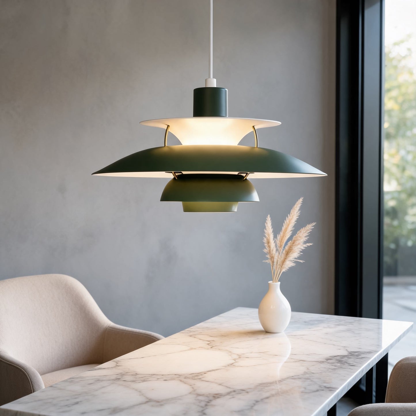 Stylish Energy-Saving Metal Pendant Light Fixture
