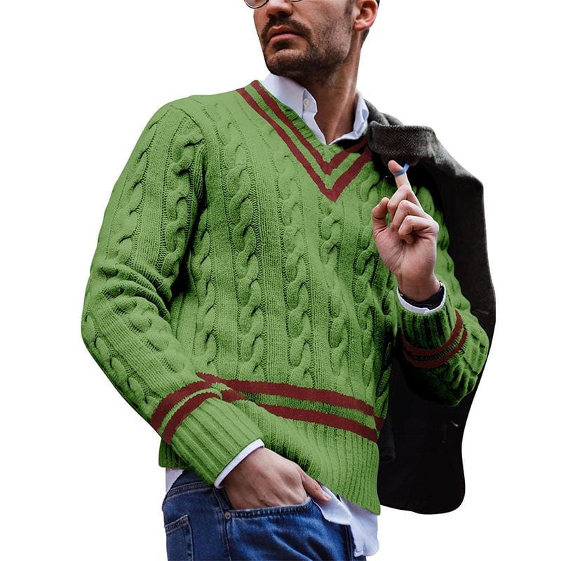 Men's Cozy Knit Sweater with Tailored Fit