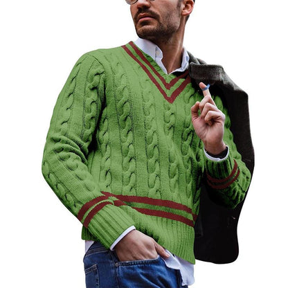 Men's Cozy Knit Sweater with Tailored Fit