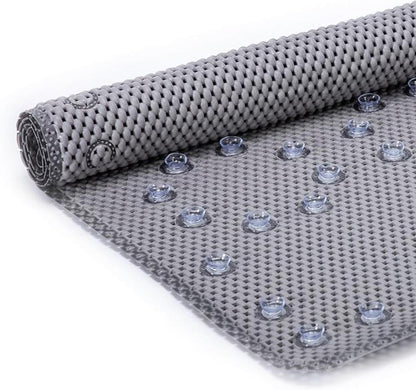 Cushioned Grip Bath Mat with Strong Suction Cups