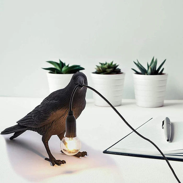 Artistic LED Table Light with Adjustable Mounting Options