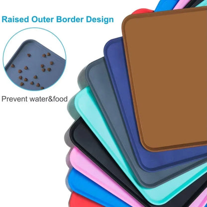 Smart Pet Feeding Mat with Waterproof Design and Non-Slip Grip