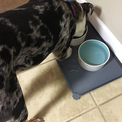 Smart Pet Feeding Mat with Waterproof Design and Non-Slip Grip