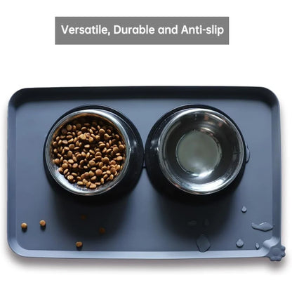 Smart Pet Feeding Mat with Waterproof Design and Non-Slip Grip