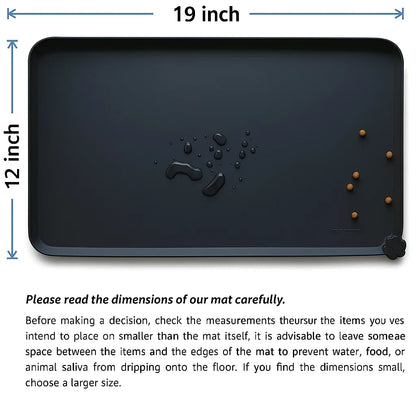 Smart Pet Feeding Mat with Waterproof Design and Non-Slip Grip