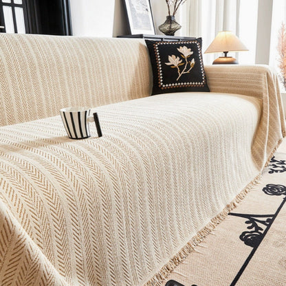 Stylish Chenille Sofa Protector for Pet Owners (Non-Slip, Washable)