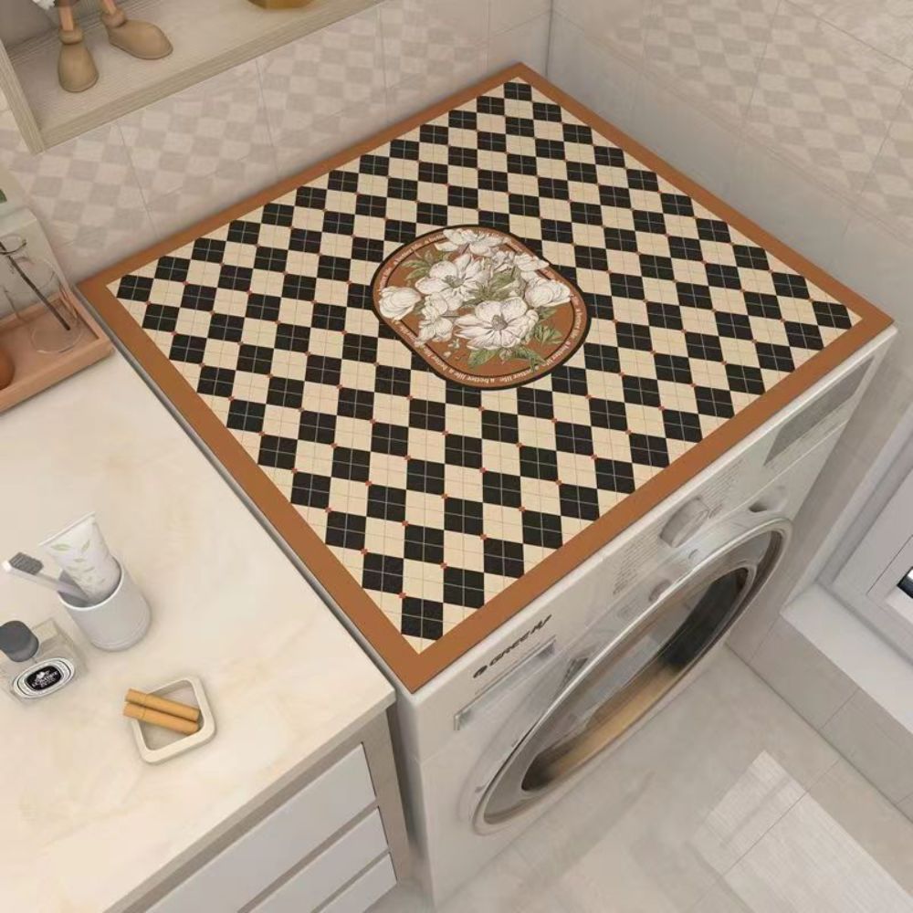 Silicone Checkerboard Mat for Washing Machine Protection
