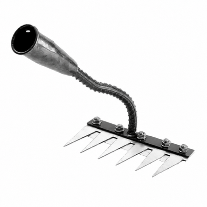 Durable Steel Garden Rake with Comfortable Grip (5–7 Teeth)