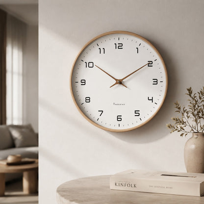 Whispering Elegance Wall Clock - Two Stylish Sizes