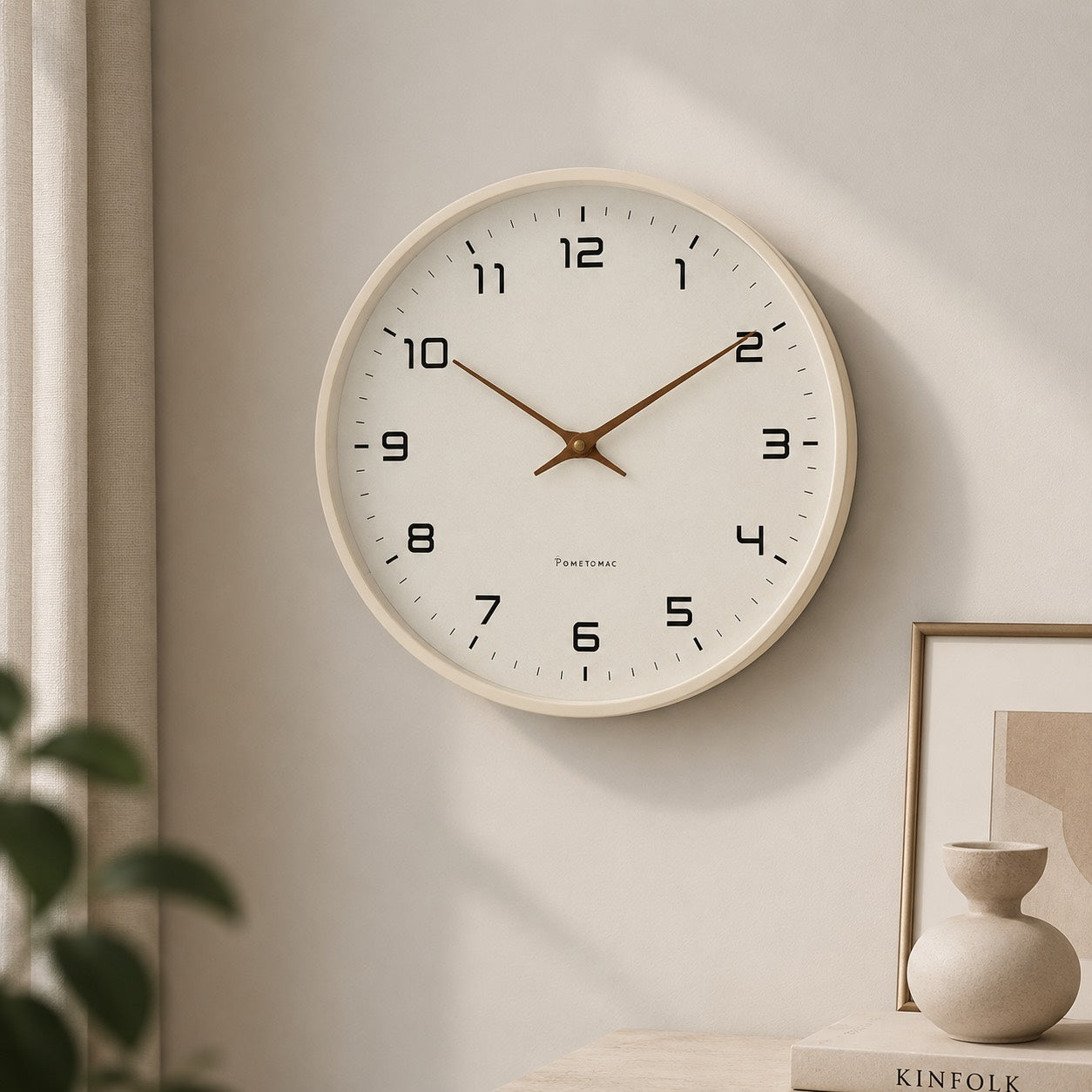 Whispering Elegance Wall Clock - Two Stylish Sizes