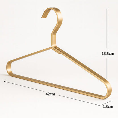 Space-Efficient Aluminum Clothes Hangers – Set of 4