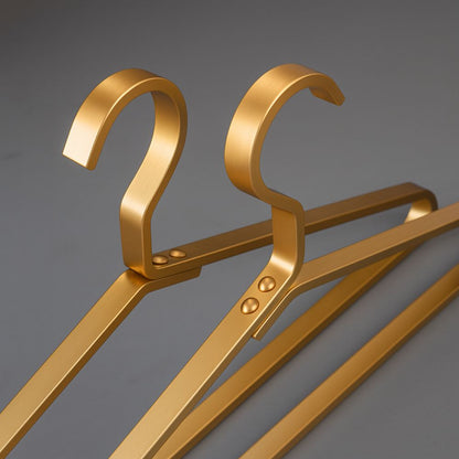 Space-Efficient Aluminum Clothes Hangers – Set of 4