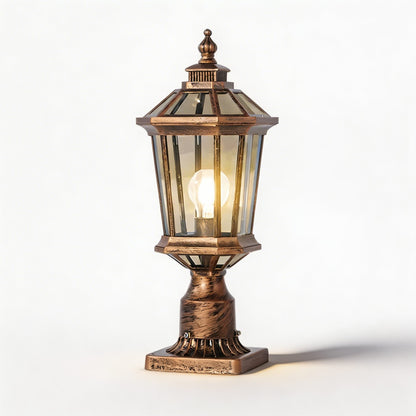 Remote-Controlled Solar-Enhanced Outdoor Pillar Light