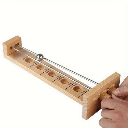 Galactic Target Game: Portable Wooden Fun for All Ages