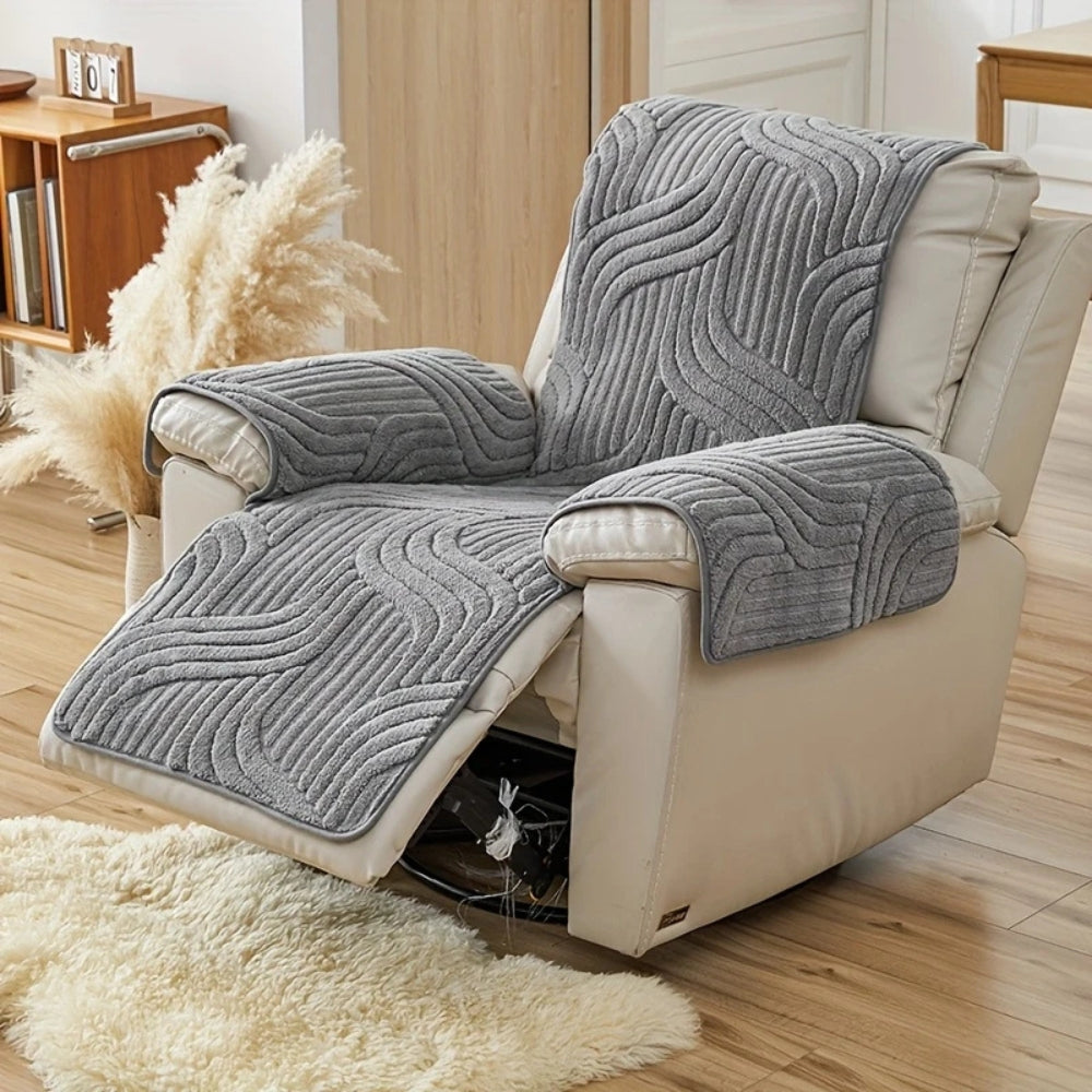 Luxurious Microfiber Non-Slip Recliner Protector (22 x 79 in)