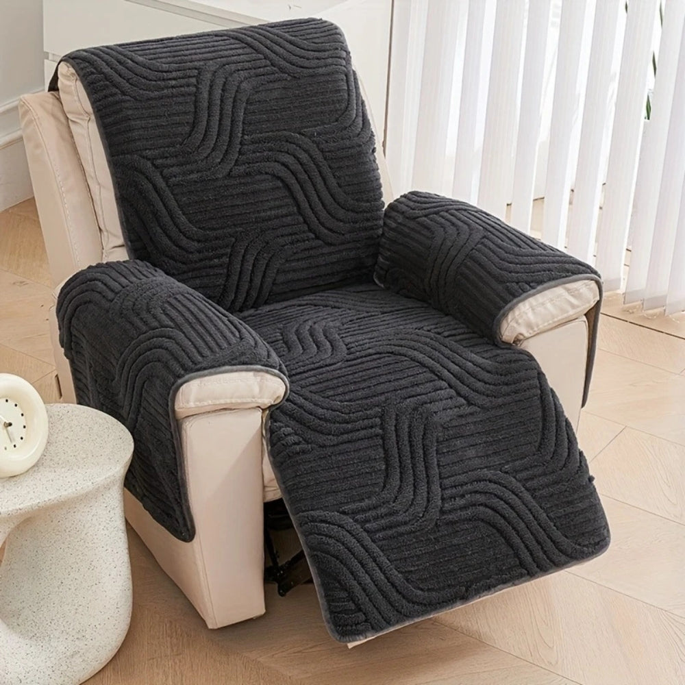 Luxurious Microfiber Non-Slip Recliner Protector (22 x 79 in)