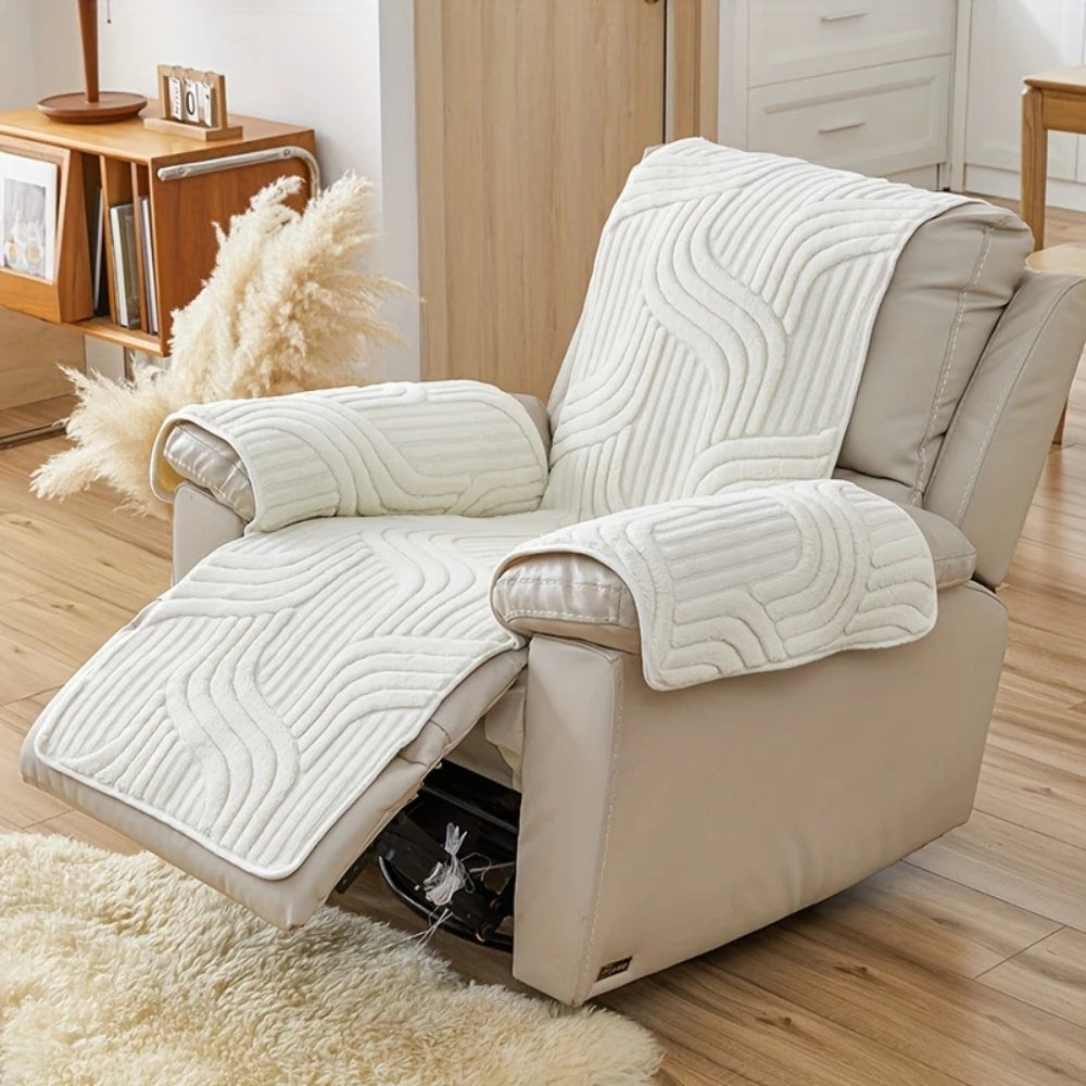 Luxurious Microfiber Non-Slip Recliner Protector (22 x 79 in)