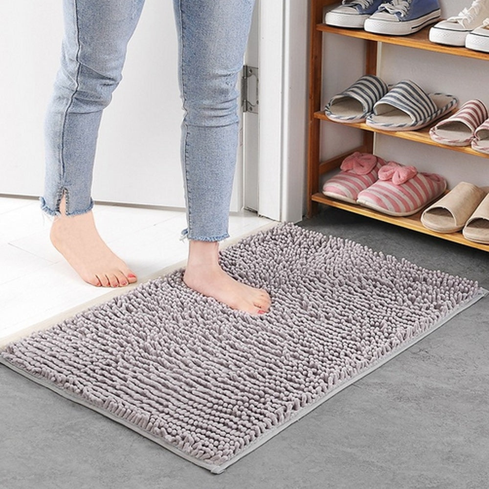 Luxuriously Soft Water-Absorbing Memory Foam Bath Rug