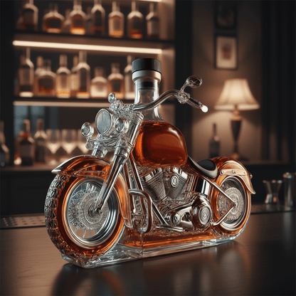 Motorcycle Engine Inspired Whiskey Decanter