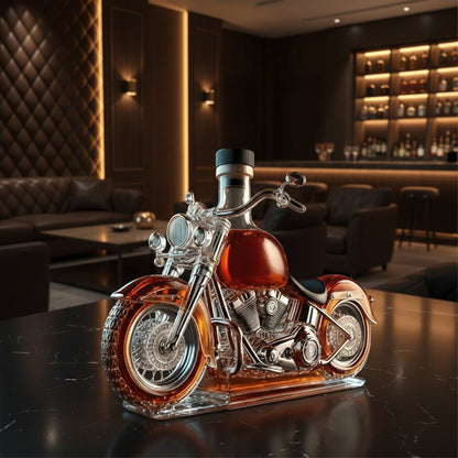 Motorcycle Engine Inspired Whiskey Decanter