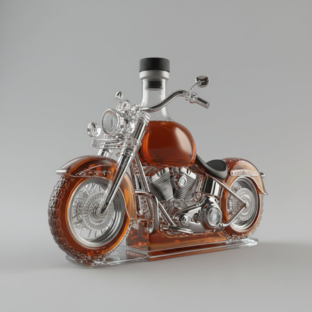 Motorcycle Engine Inspired Whiskey Decanter