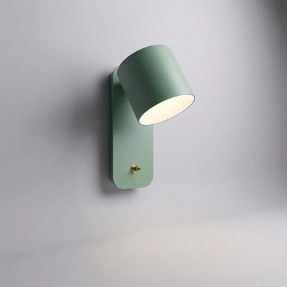 Modern LED Wall Light with Built-In Switch for Cozy Spaces