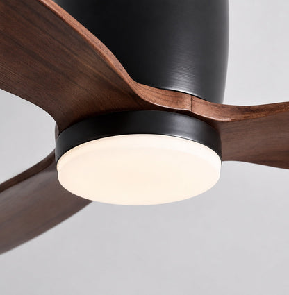 Sleek 6-Speed Ceiling Fan with Integrated LED Lighting