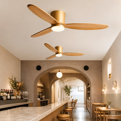 Sleek 6-Speed Ceiling Fan with Integrated LED Lighting